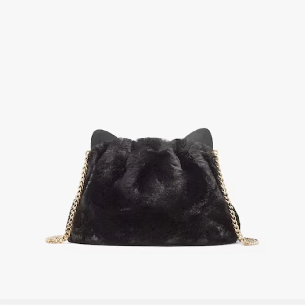 FACTORY SEALED! Kate Spade ♠️ Pitch Purrfect Black Cat 🐈‍⬛ Crossbody - Picture 2 of 7